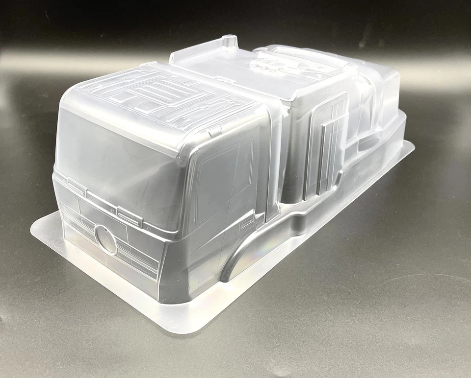 TAMIYA KAROSSERIE BAUSATZ M-B ACTROS MP4 RACE TRUCK 1:14 UNLACKIERT # 300051654 - Bild 4 von 4