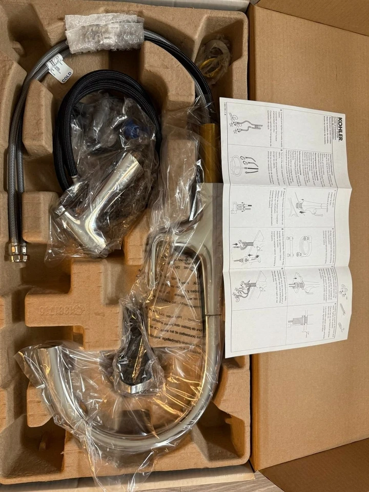 Kohler K-22064-CP Graze ,Swing spout w/side Spray, Chrome, Sealed Box - Image 3 of 4