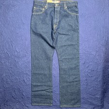 Dead Stock NWT Levis 517 Bootcut Jeans Mens 34x34 34x35 Slim Fit Blue Denim