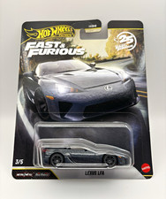 Hot Wheels Fast Furious Lexus Lfa 164 Diecast Car Gray Unopened Box