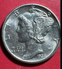 1938D Choice Uncirculated US Mercury SILVER Dime "Denver" Mint! Lower Mintage!