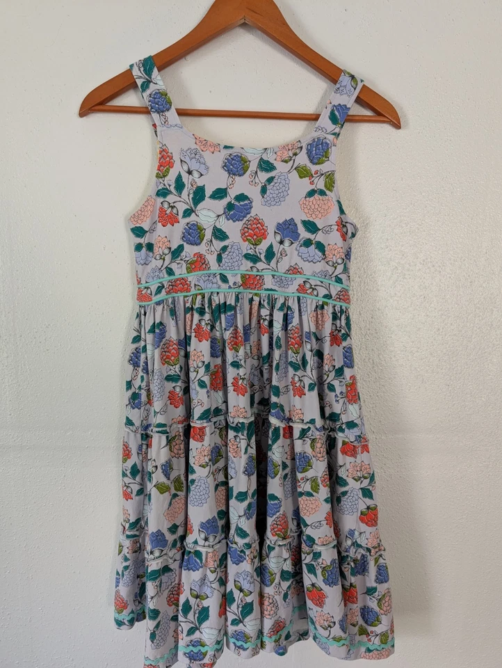 Matilda Jane Girls Sleevless Dress Flower Size 14 Layered Sunday Best Floral - Image 4 of 4