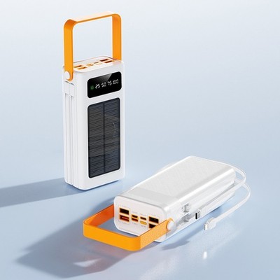 Super Solar Power Bank 300000mAh Portable Charger Fast Charging External Battery