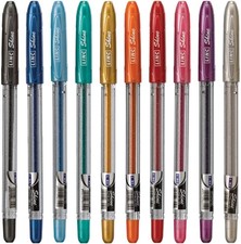 10 Pack of Gel Pens Extra Sparkle Glitter pens for Home School Office