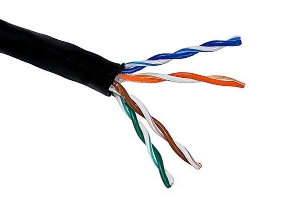 1000ft Cat5e UTP Solid Bulk Cable Riser Rated (CMR) - GR/BK/GN/BU/RD/YE ...
