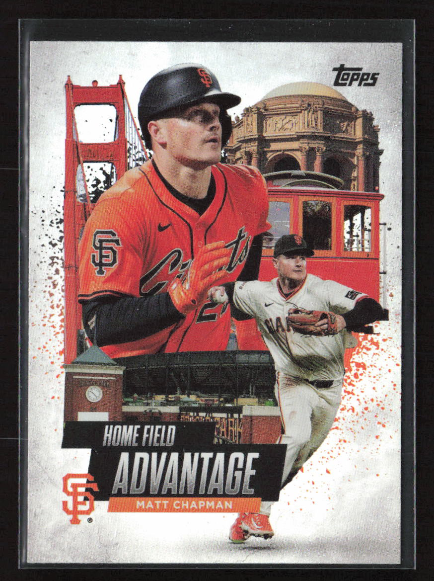 2025 Topps Series 1 #HA-1 Matt Chapman Home Field Advantage Giants