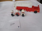 Fisher Price Little People Play family 928 vintage Fire station parts truck Els