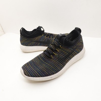 Nike Roshe Two Flyknit V2 Running Shoes Womens 5.5 Black Desert Moss Activewear