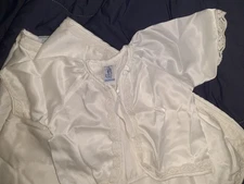 VTG Styled By The Shepherd Receiving Christening Blanket 36"x36" w/Jacket 12mo.