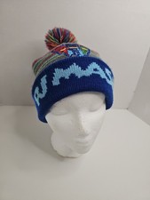 PJ Masks Kids Beanie Hat Blue Pom Pom Catboy Owlette Gekko Winter Toddler