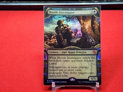 Hostile Investigator (Showcase) Outlaws of Thunder Junction: the Big Score Foil