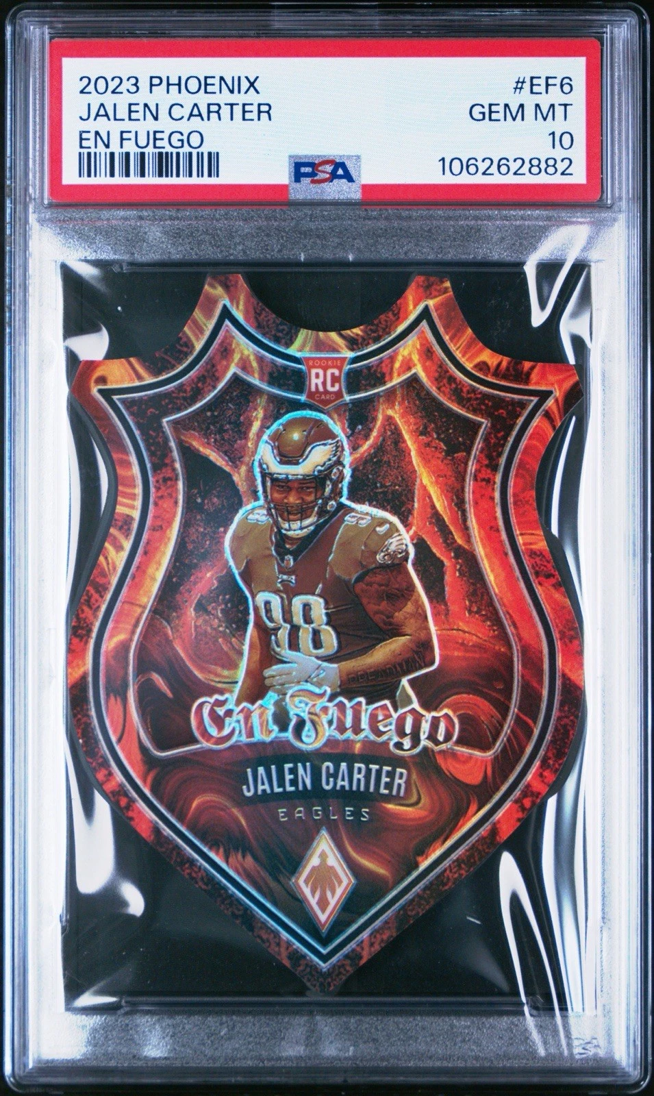 Jalen Carter Panini Phoenix EN Fuego #EF6 Base