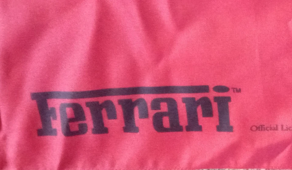 RARE OFFICIAL 1996 FERRARI FLAG 53X73 LICENSED MONTE CARLO F1 SCHUMACHER READ !! - Image 3 of 4