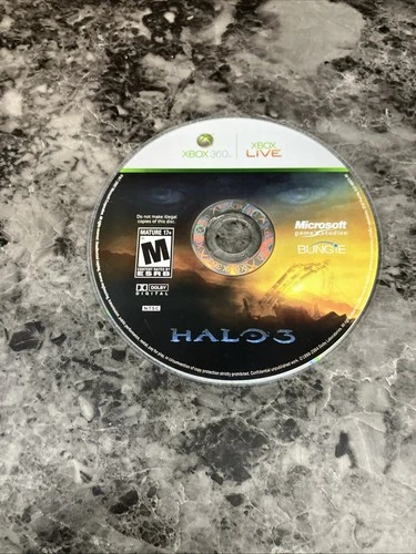 Guaranteed Work Halo 3 (Xbox 360, 2007) Disc Only