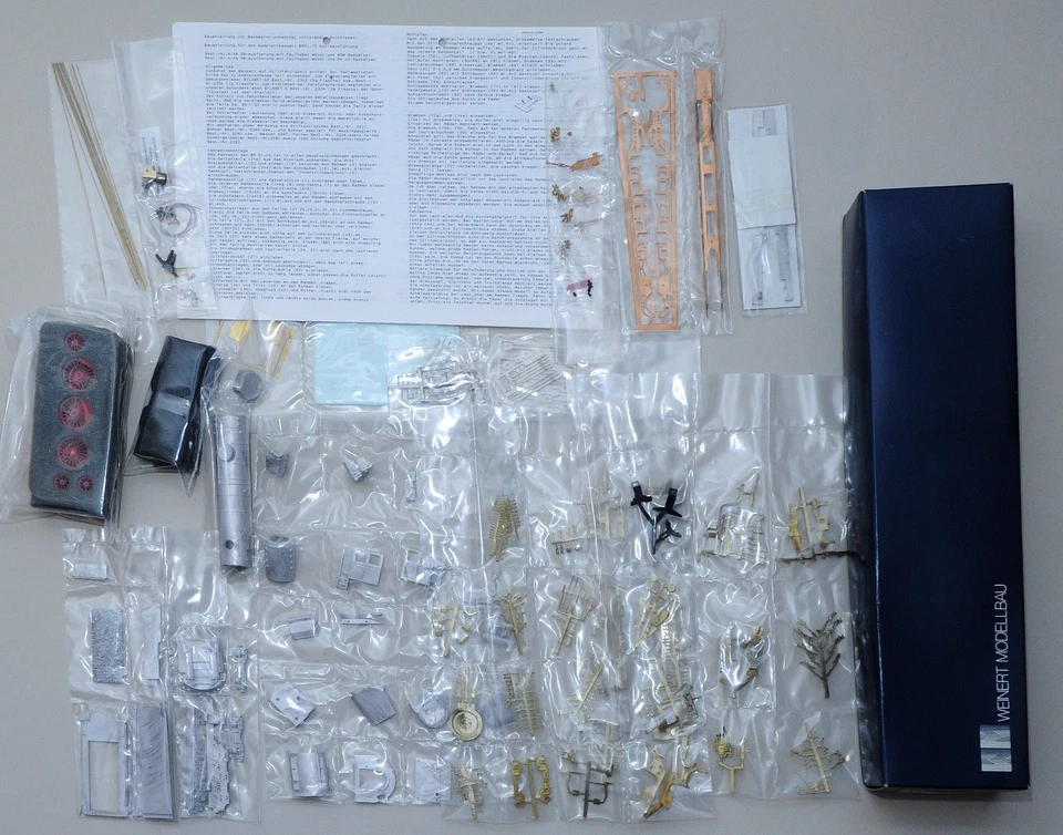 Weinert 4148, Komplettbausatz BR 01.10 Kohle, neuwert. und vollständiger Bausatz - Bild 3 von 4