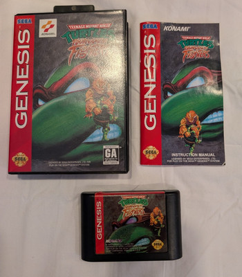 Sega Genesis Teenage Mutant Ninja Turtles: Tournament Fighters COMPLETE Tested