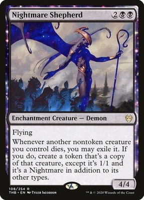 Magic/MTG Nightmare Shepherd THB-108 Rare Englisch Excellent
