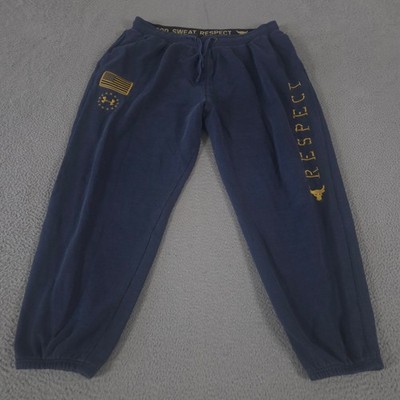Under Armour Sweatpants Mens 2XL Navy Project Rock Freedom Veteran's Day Fleece