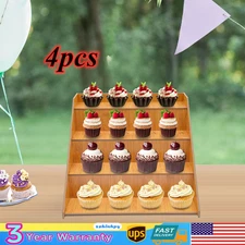 4 Pcs Retail Display Rack, 4 Tier Display Rack, Tabletop Display Stand