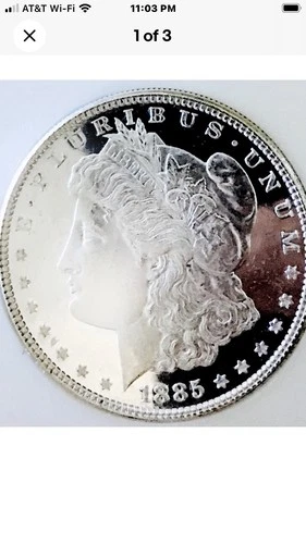 1885 MORGAN DOLLAR ULTRA CAMEO DMPL* FLAWLESS HI GEM BU MONSTER! ORIG FAM OWNED!