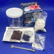 4M Crystal Growing Science Kit Complete Vintage STEM Experiment Set Ages 10 