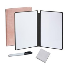 Portable Small Dry Erase Board Whiteboard Notebook Handheld, Reusable White B...