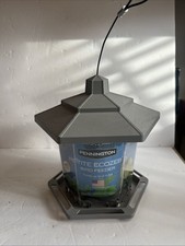 Pennington Earth Smart, Gray Plastic, Hopper Wild Bird Feeder, 2.5 lb. Capacity