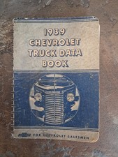1939 Chevrolet Pickup And Truck Data Book Original Options Equipment Spec Q26