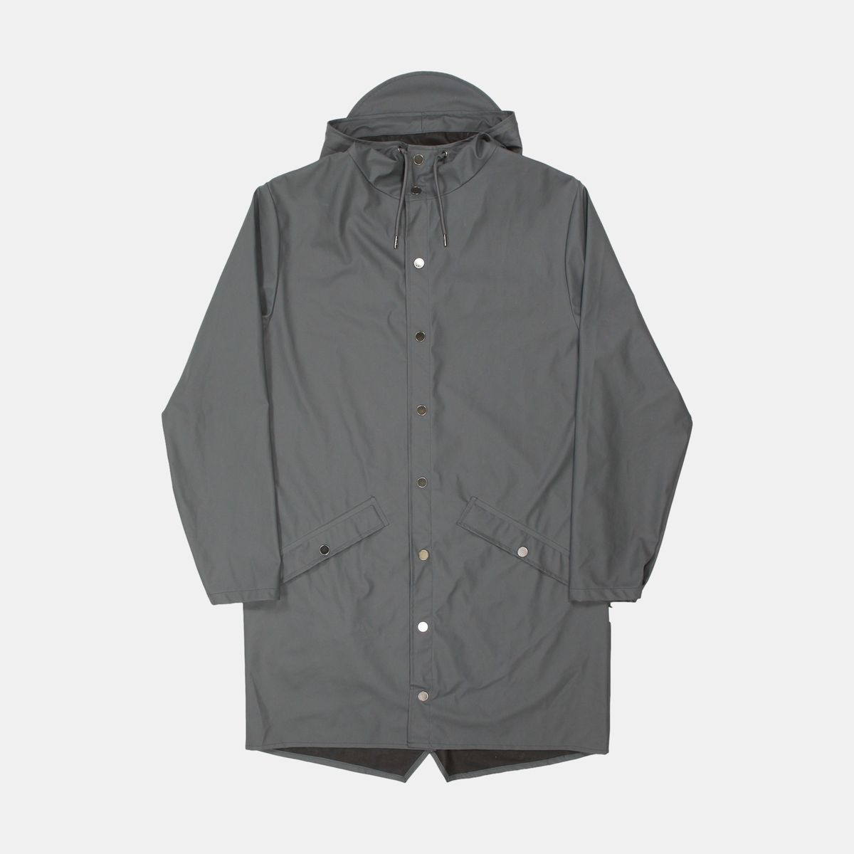 Rains Long Jacket / Size S / Mid-Length / Mens / Grey / Polyester