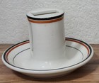 MATCH HOLDER  w/BLACK AND ORANGE TRIM   SYRACRUSE CHINA — photo 4