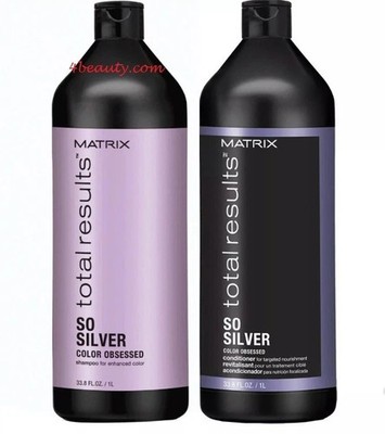 Matrix Total Results SO SILVER Shampoo and Conditioner 33.8 oz duo 