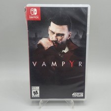 SWITCH Vampyr Game Nintendo Switch Rated M Focus English&French Dialog Tested 