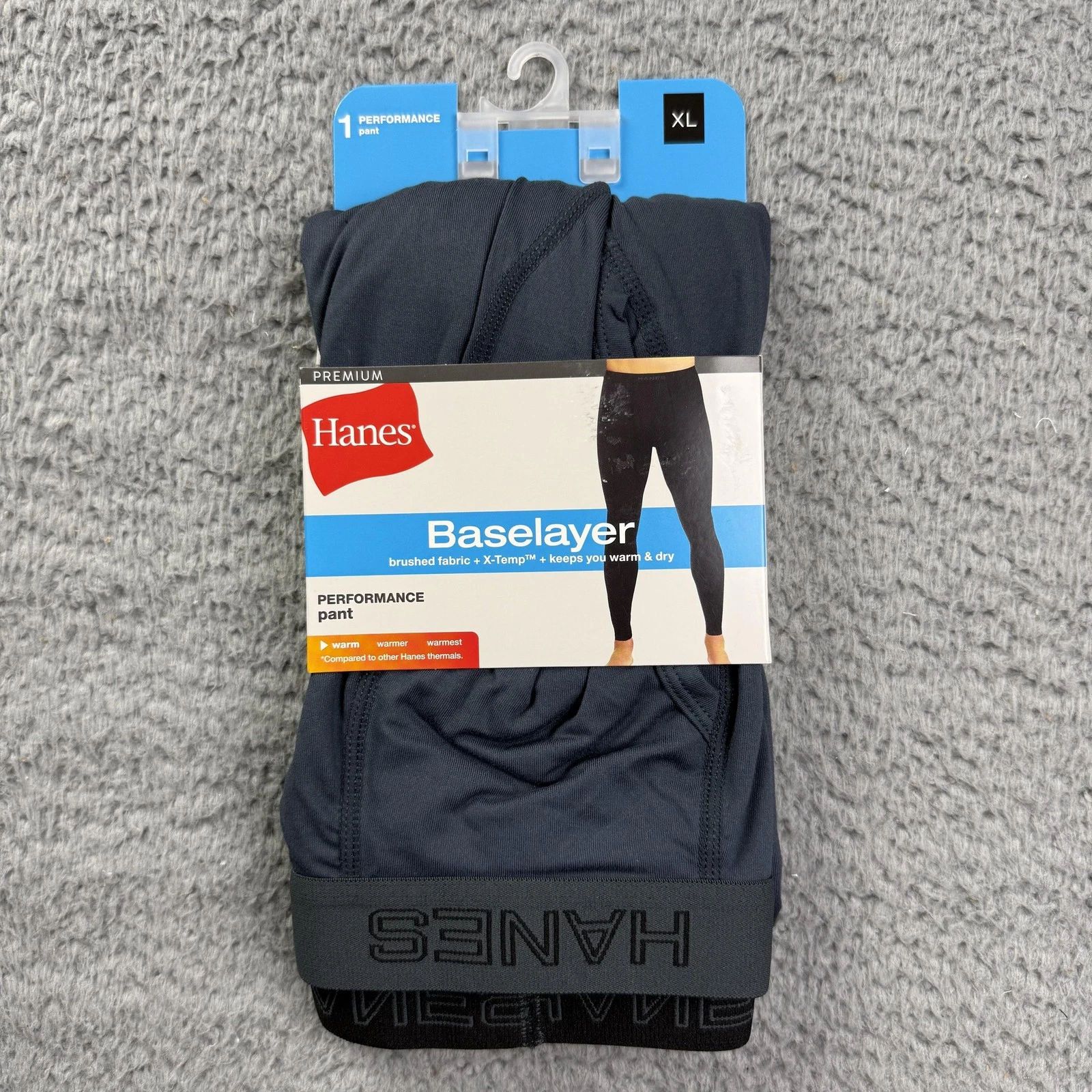 Hanes Baselayer Pant Mens XL 42-44 Gray Performance Stretch Thermal Long Johns
Opens in a new window
