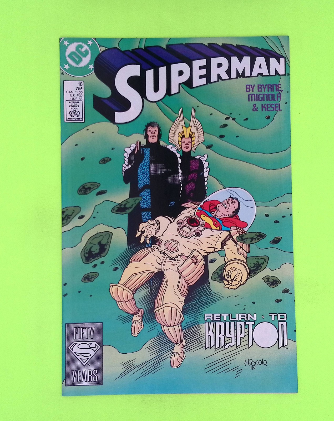 Superman #18 Vol. 2 1988 DC Comics 8.0 Comic Book W122-107