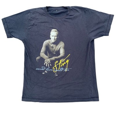 Sting T-Shirt Sacred Love World Tour Sommer 2004 No Label Ab Kollektion Größe L