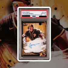 [PSA10] Topps Finest Jackson Merrill RC 50 Serial Gold Refractor Auto Japan
