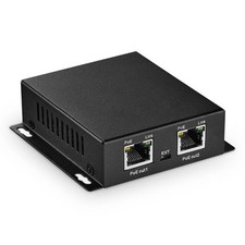 3 Ports Gigabit Poe Passthrough Switch Ieee 802.3af/at Poe Repeater 100/1000mbps