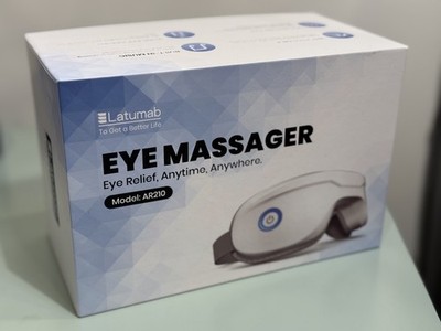 Latumab Eye Therapy Massager with heat & Bluetooth music