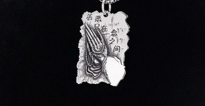 Good and Evil Stainless Steel Necklace Men Women