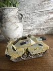 Hasbro 2004 G.I. Joe Tank GI-878 7" Vehicle w/Retractable Barrels Incomplete
