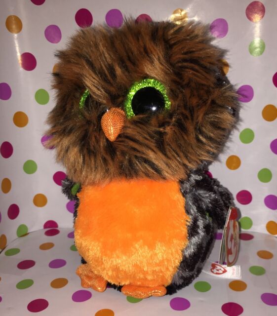 MIDNIGHT the Owl Ty Beanie Boos NEW MWMT 6 Inch