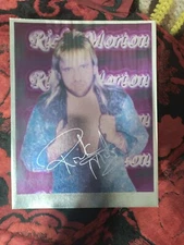 Autographed Signed Ricky Morton Silver 8x10 Picture Rock N Roll Express 