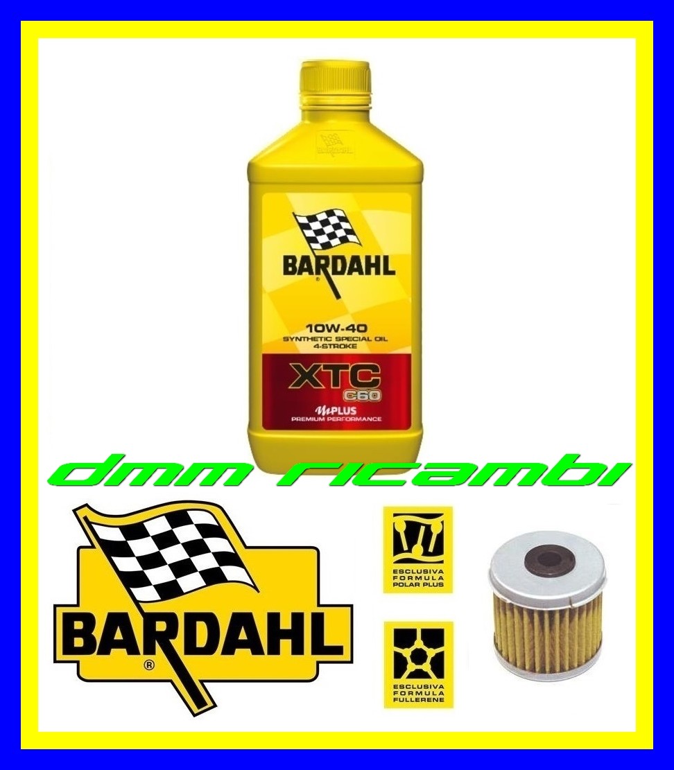 Set Service 4LT BARDAHL XTC 10W40+ Filter Honda CBR RR Fireblade