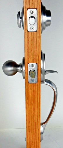 Kwikset Dakota Handleset with Polo Knob Satin Nickel 687DAXP15 #6s6 - Picture 3 of 4