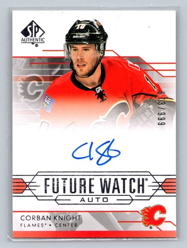 Corban Knight 2014 SP Authentic #267 673/999 auto signed AU, SN999 | eBay