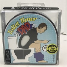 Toilet Timer Classic Funny Gag Gifts for Men Husband Dad Fathers Day Birthday