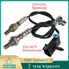 for Chevy 2009-2012 Malibu 2015-2017 Equinox 2 Pcs Up & Downstream Oxygen Sensor