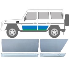 F&uuml;r Mercedes G-Klasse 1979- 4x T&uuml;r Reparaturblech Au&szlig;en und Innen / Links