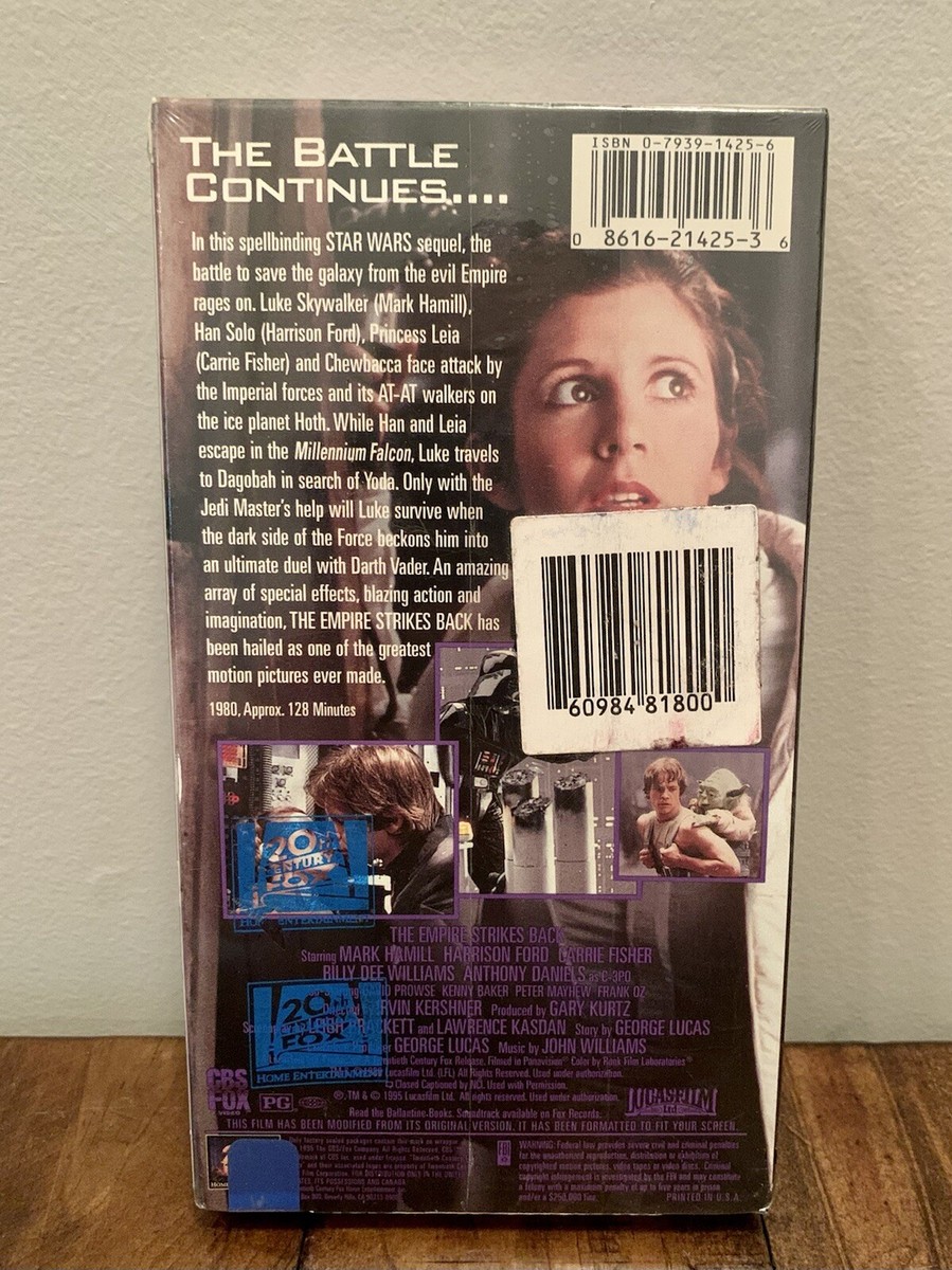 The Empire Strikes Back Star Wars THX Digitally Remastered 1995