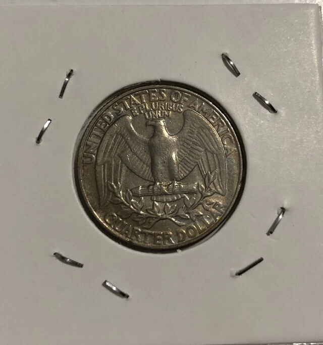 1988 P WASHINGTON QUARTER GRADE VF Mint Error DDR Nicely Toned Rare  - Image 4 of 4